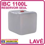 IBC RESERVOIR 1100L HD LAVÉS OPAQUE 61PO BOUTEILLE SEULEMENT