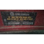 BANC DE SCIE 10PO - KING CANADA