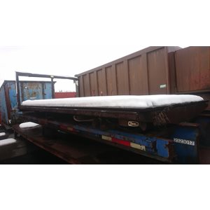 PLATEFORME DE CAMION EN ACIER ET BOIS - 8PI X16PI
