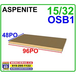 ASPENITE 15 / 32 X 48 X 96 (12 MM) OSB1