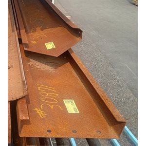 ACIER CHANNEL USAGÉ - 16PO X 3 1 / 2PO X 231PO (19PI 3PO)