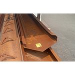 ACIER CHANNEL USAGÉ - 14 1 / 4PO X 2 PO X 193PO (16PI 1PO)